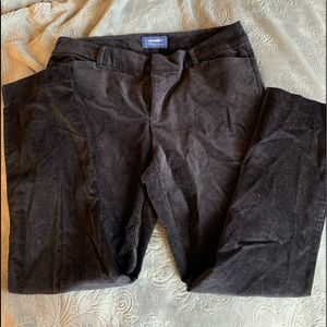 Old navy Pixie Midrise velvet pants